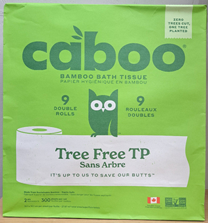 Bathroom Tissue - 9 Double Rolls (Caboo)